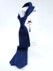 Cravatta 3 pieghe celeste FARMA in pura seta shantung