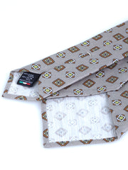 Cravatta beige sartoriale sfoderata GIUSY in lino/seta