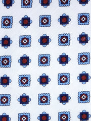 Cravatta bianca sartoriale sfoderata GIUSY in lino/seta