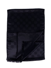 Sciarpa in seta nero DESIGN