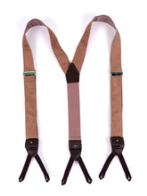 Bretella a Y in seta shantung baige con lacci in tessuto e clip FARMA