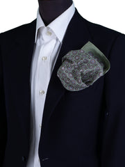 ROSERY Pure Cotton Green XL Pocket Square