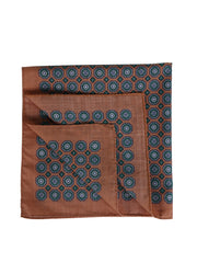 ROSERY Pure Cotton Orange XL Pocket Square