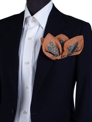 ROSERY Pure Cotton Orange XL Pocket Square