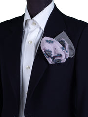 Fazzoletto da taschino XL rosa in puro cotone SHAKI