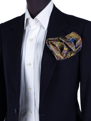 Burgundy scarf 70x70cm in LADY BUGS printed silk