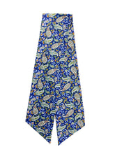 Foulard twilly blu in seta panama ABISSO