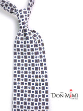 Cravatta 3 pieghe GIANGY seta madder bianco