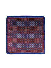 Fazzoletto da taschino marrone XL in seta twill HAVOCK