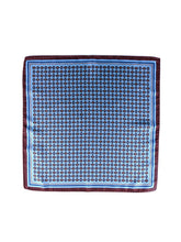 Fazzoletto da taschino celeste XL in seta twill HAVOCK