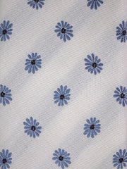 Cravatta 3 pieghe ICE in seta jacquard avorio