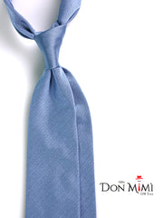 Cravatta 3 Pieghe celeste OCEAN seta jacquard