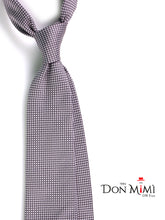 Cravatta 3 Pieghe grigio OMBRA seta tessuto