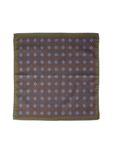 Fazzoletto da taschino marrone in cotone KRISTY