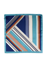 Fazzoletto da taschino verde in pura seta stampata HOLLY