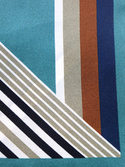 Fazzoletto da taschino verde in pura seta stampata HOLLY