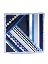 Fazzoletto da taschino grigio in pura seta stampata HOLLY