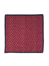 Fazzoletto da taschino rosso in cotone DANIEL