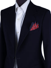 Fazzoletto da taschino rosso in cotone DANIEL