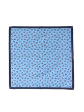 Fazzoletto da taschino celeste in cotone DANIEL