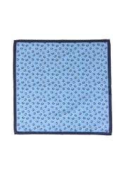 Fazzoletto da taschino celeste in cotone DANIEL
