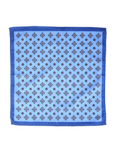 Fazzoletto da taschino celeste in cotone KRISTY