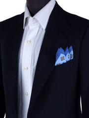 Fazzoletto da taschino celeste in cotone KRISTY