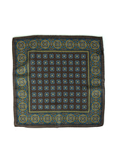 Fazzoletto da taschino marrone in lana e cashmere SAMBA