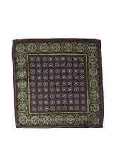 Fazzoletto da taschino bordeaux in lana e cashmere SAMBA