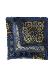 Fazzoletto da taschino viola in lana e cashmere SAMBA