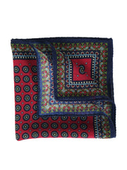 Fazzoletto da taschino rosso in lana e cashmere BRITANY