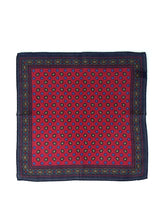 Fazzoletto da taschino rosso in lana e cashmere NICOLA