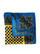 Fazzoletto da taschino giallo in lana e cashmere DONATELLA