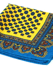 Fazzoletto da taschino giallo in lana e cashmere DONATELLA