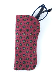 Portaocchiali lilla in flanella di lana NANCY