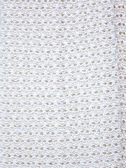 Cravatta tricot in seta PROCIDA con punta a V Bianco caldo