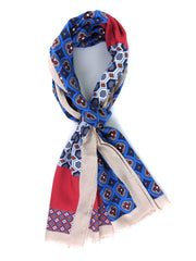 Beige scarf in modal/wool LUDICA