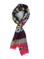 Sciarpa rossa in modal/lana LUDICA