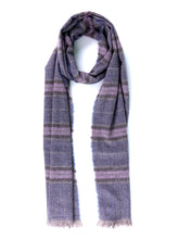 Sciarpa blu in cashmere GESTIX