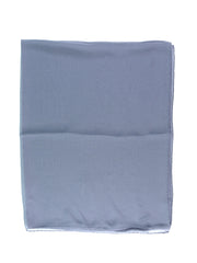 Sciarpa grigio scuro in pura seta georgette PERLA