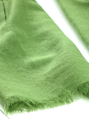 Stola verde in lana e cashmere DIXXIE