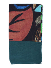 Stola verde in pura lana SOPHIE