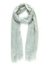 Stola grigio in lana e cashmere DIXXIE