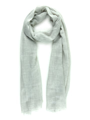 Stola grigio in lana e cashmere DIXXIE