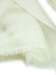 Stola avorio in lana e cashmere DIXXIE