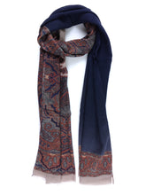 ETHNIC Multicolor Printed Pure Silk Scarf