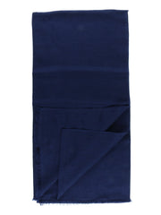 Stola blu in lana e cashmere DIXXIE