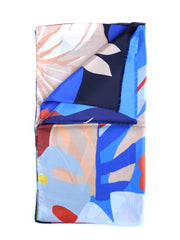 ETHNIC Multicolor Printed Pure Silk Scarf