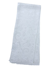 Sciarpa JAMIE in pura seta stampata Bianco caldo