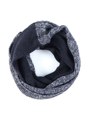 Infinity scarf in wool/acrylic grey MAGLIO